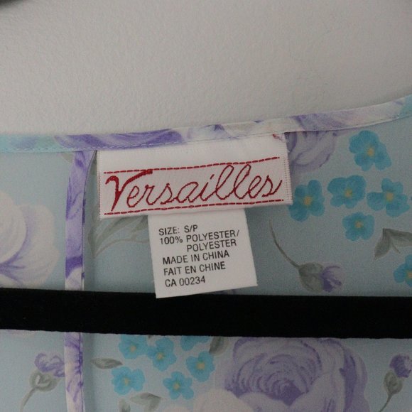 🌏 Sheer Floral Wrap Robe – Size S - Picture 10 of 10